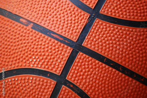 Basketball - Rubber Ball Close Up © Haslam Photography
