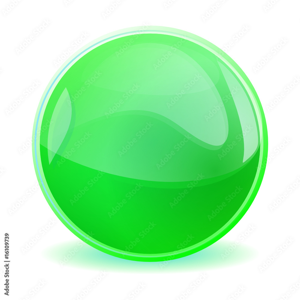 Green and Cyan Sphere