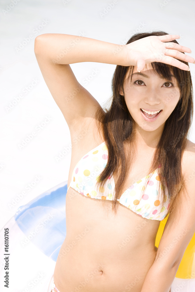 Obraz premium 水着女性ポートレート