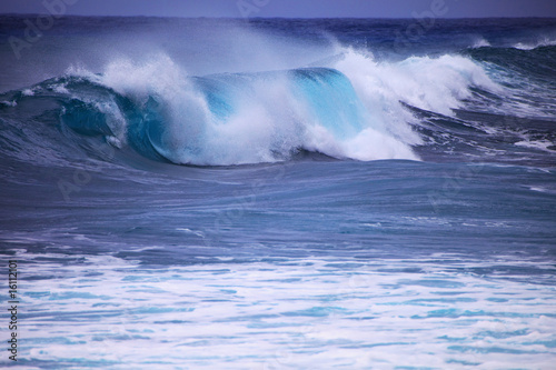 storm surf surges against Oahu shore