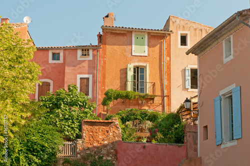 Provencal village of Roussillon photo