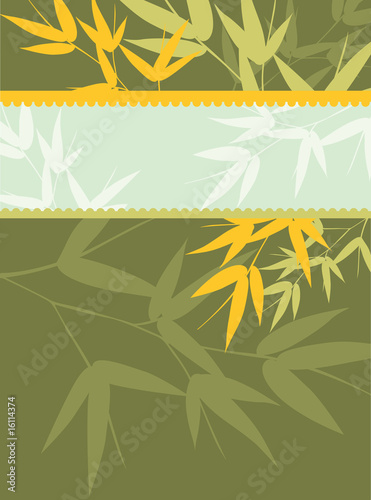 Bamboo Card Series - Green