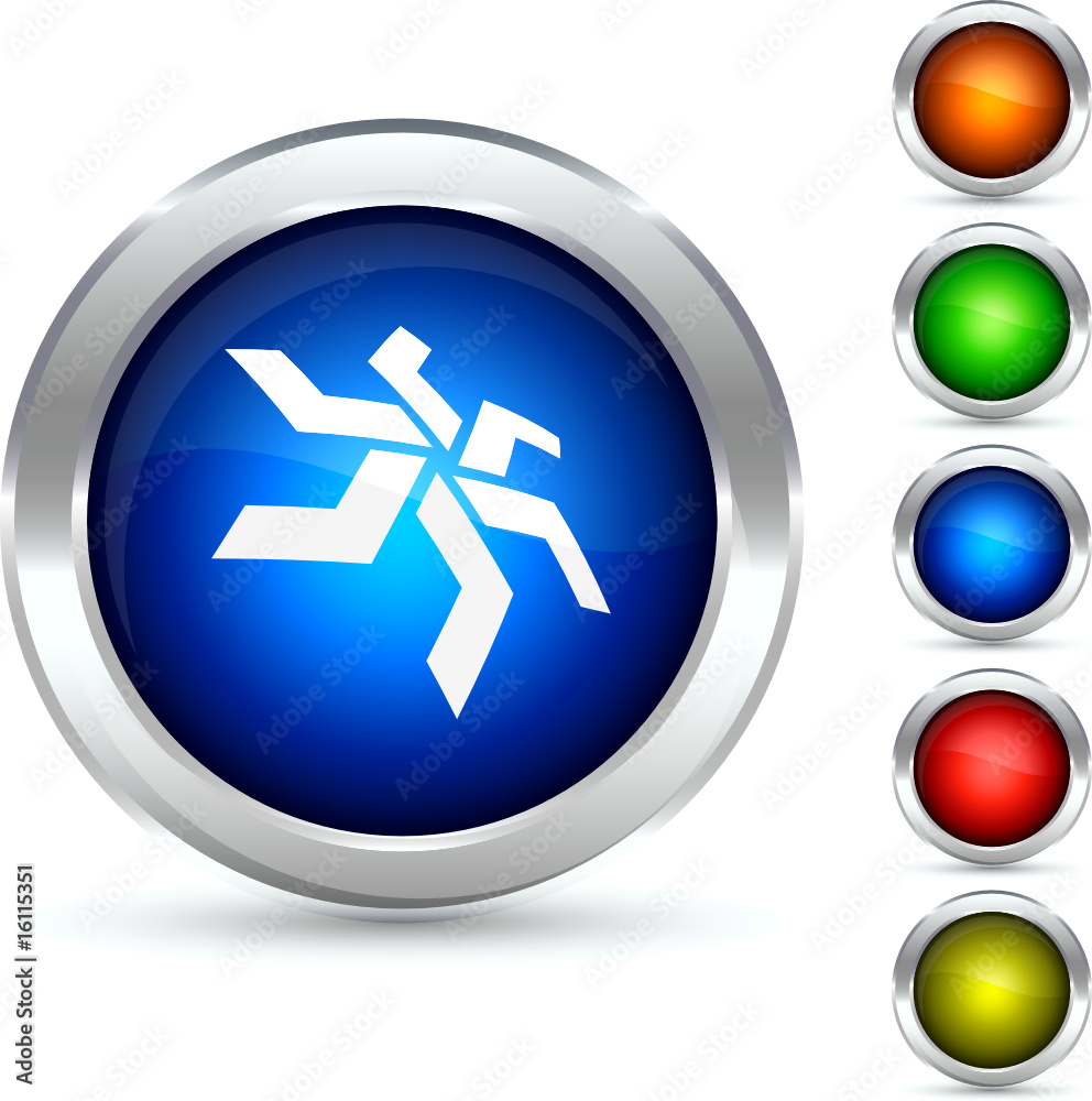 Star detailed button. Vector illustration Star detailed button. Vector illustration