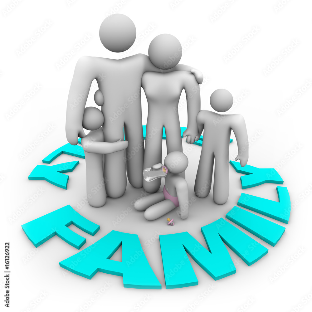 Family Word Circle - Mom Dad and Kids Family Word Circle - Mom Dad and Kids