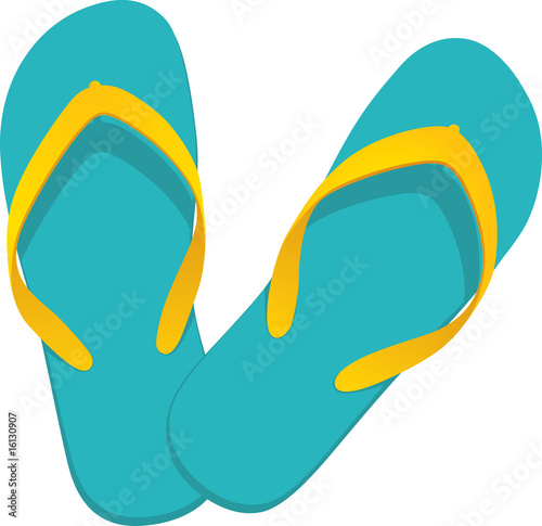 Flip-flop turquoise