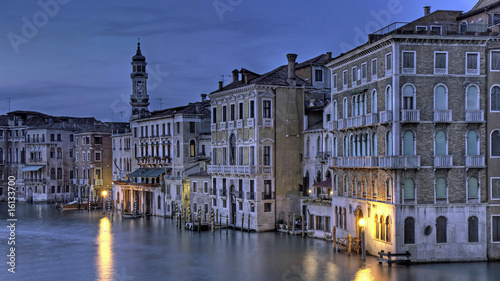 Blue hour Venice Canale Grande photo