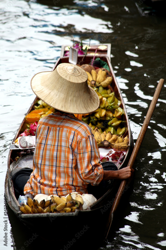 Obraz premium floating market