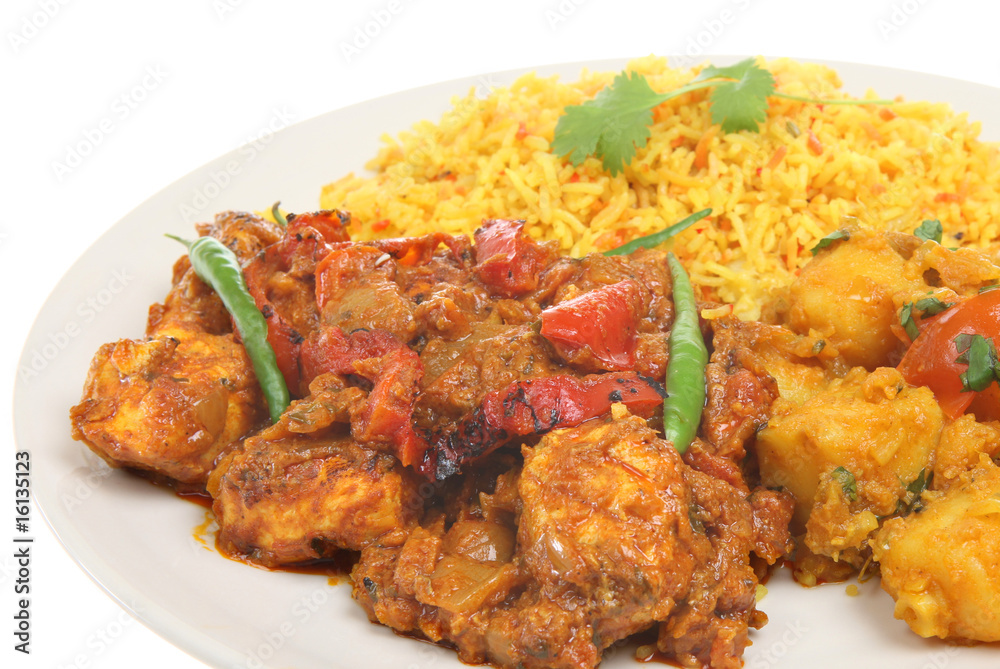 Indian Chicken Curry Meal Indian Chicken Curry Meal