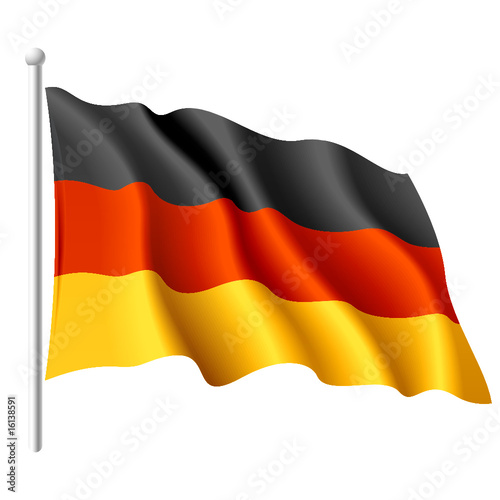 German flag. Vector.