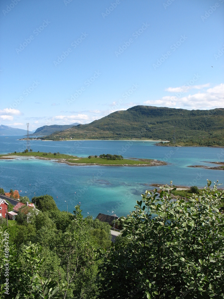 Obraz premium Fjord en Norvège