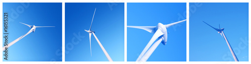 collection of windmill turbine