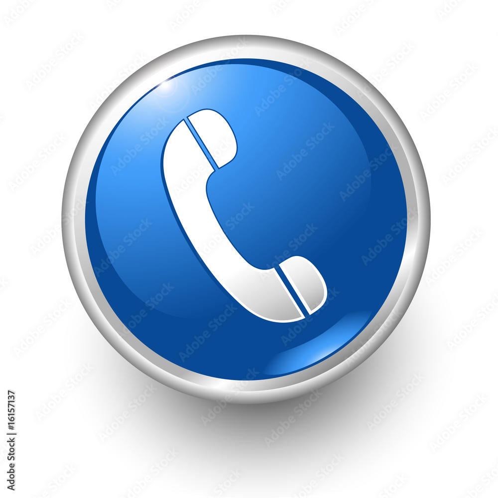 boton azul telefono