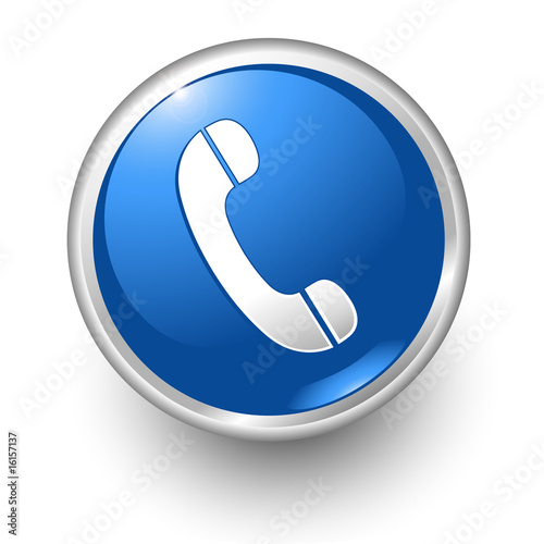 boton azul telefono
