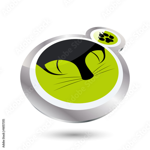 katze tier pfote logo
