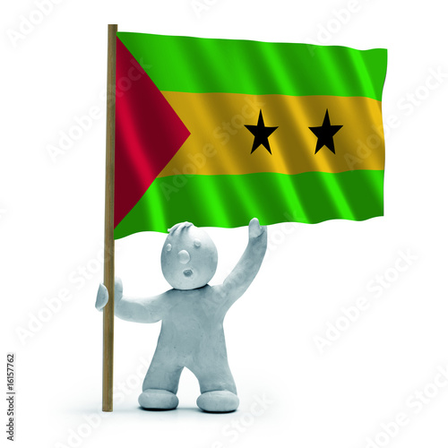 são tomé und príncipe flagge staunen