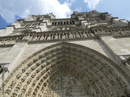 Entrada a Notre Dame en Paris