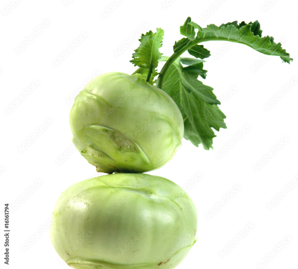 Фотография Kohlrabi isolated nb.3