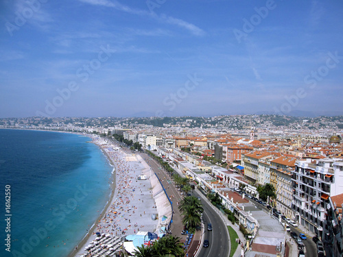 Coastline in Nice, France
