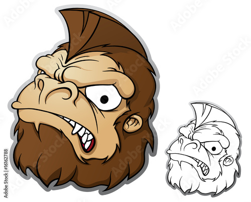mascotte gorille