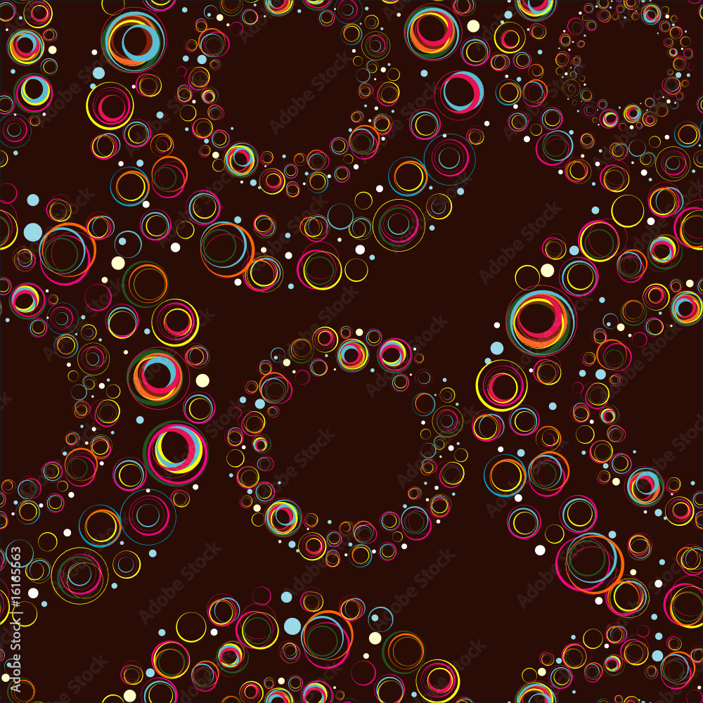 Festive seamless wallpaper from circles.