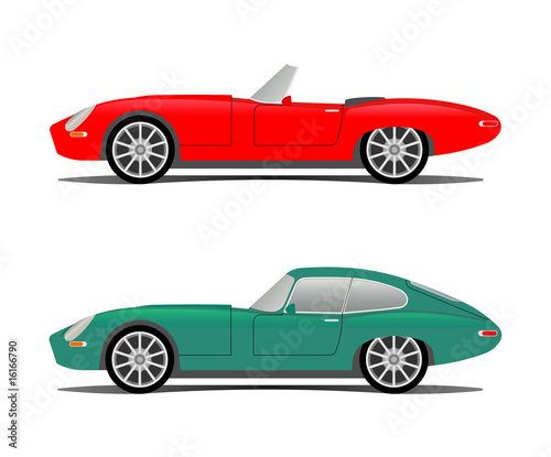 Vintage sport car