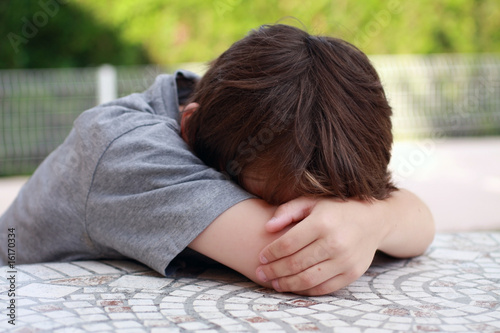 Fotografia L'enfant triste