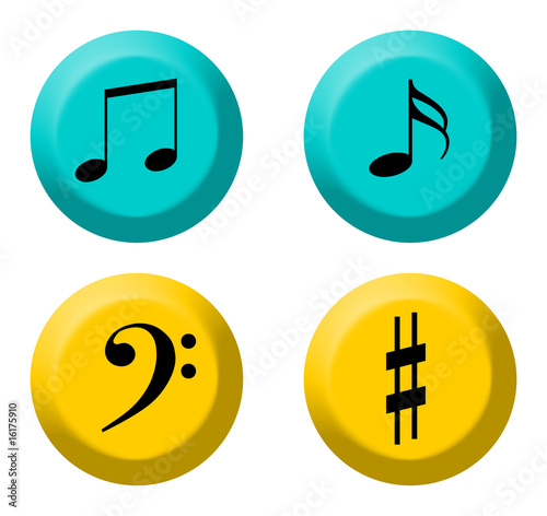 Fotografie Musical buttons