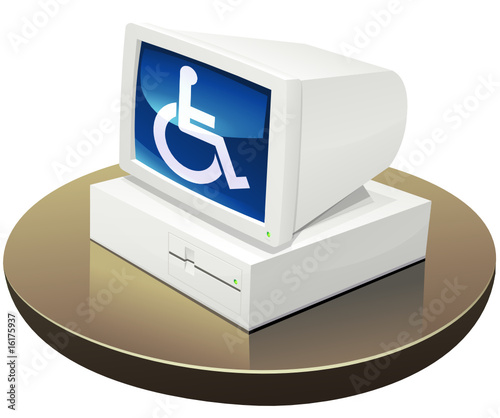 Ordinateur des années 80 et accessibilité (détouré)