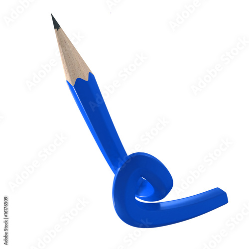 twisted red pencil