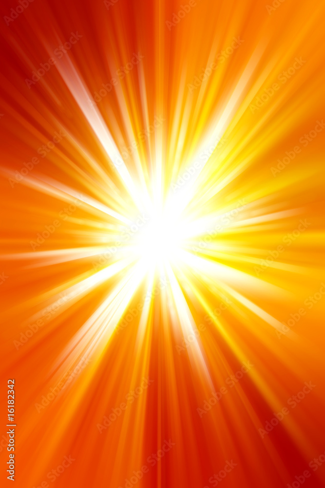Abstract yellow and orange sun rays background Abstract yellow and orange sun rays background