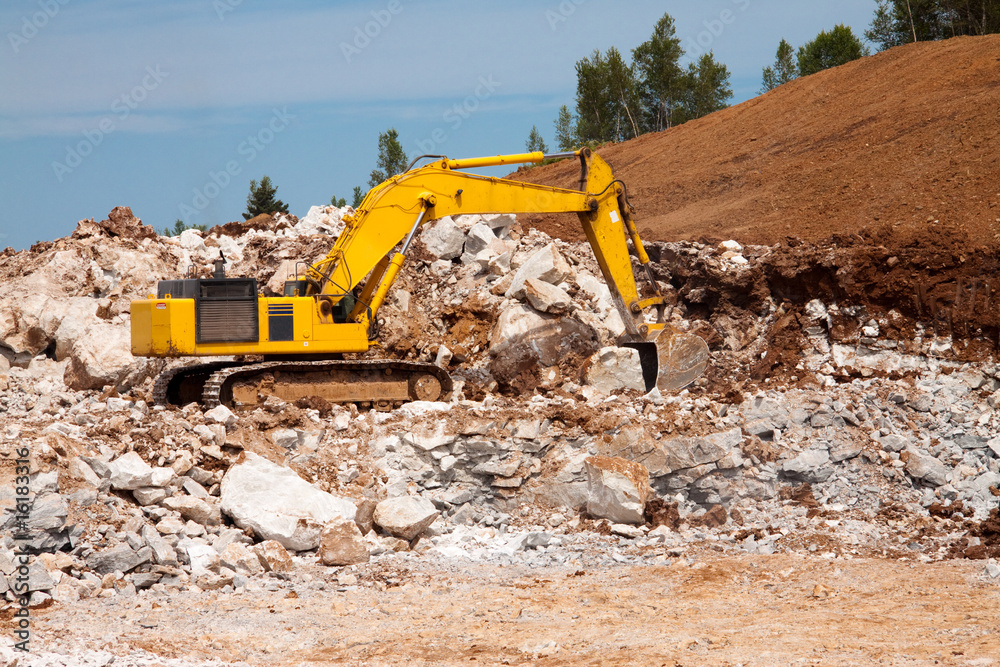 Obraz premium backhoe