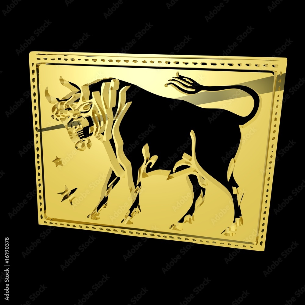 Sternzeichen Stier Stock Illustration | Adobe Stock