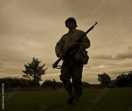 Принти на полотні Re enactment weekend