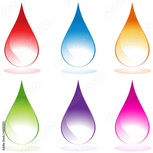 water drop set