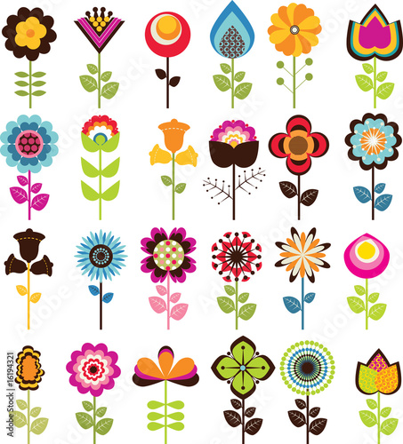 Retro Flowers