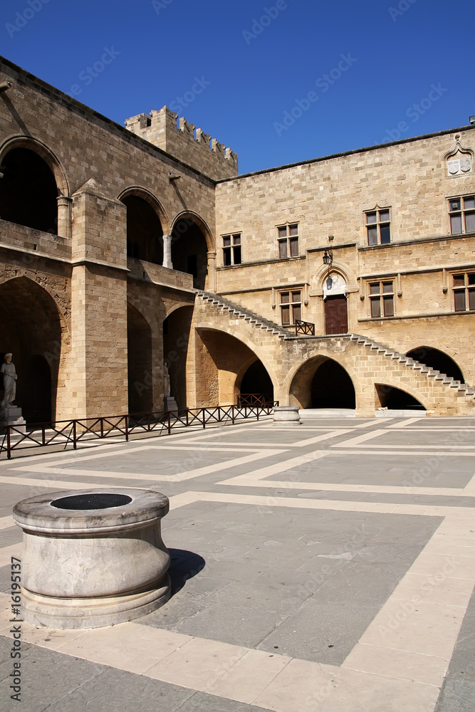 Palace of Grand Masters in Rhodes, Greece
