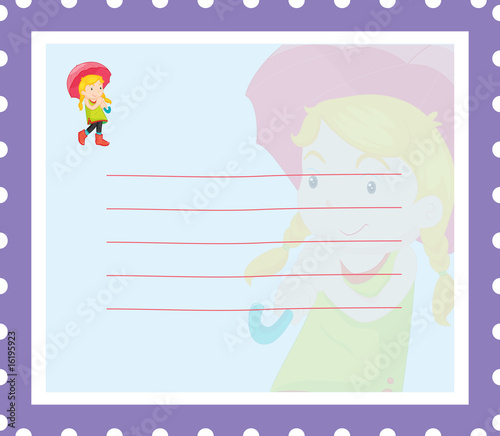 Umbrella stamp