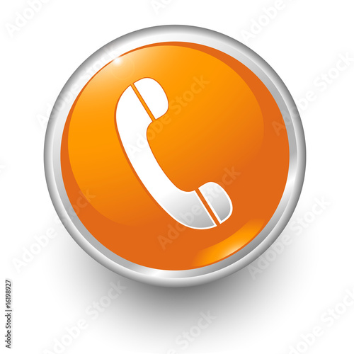 boton naranja telefono