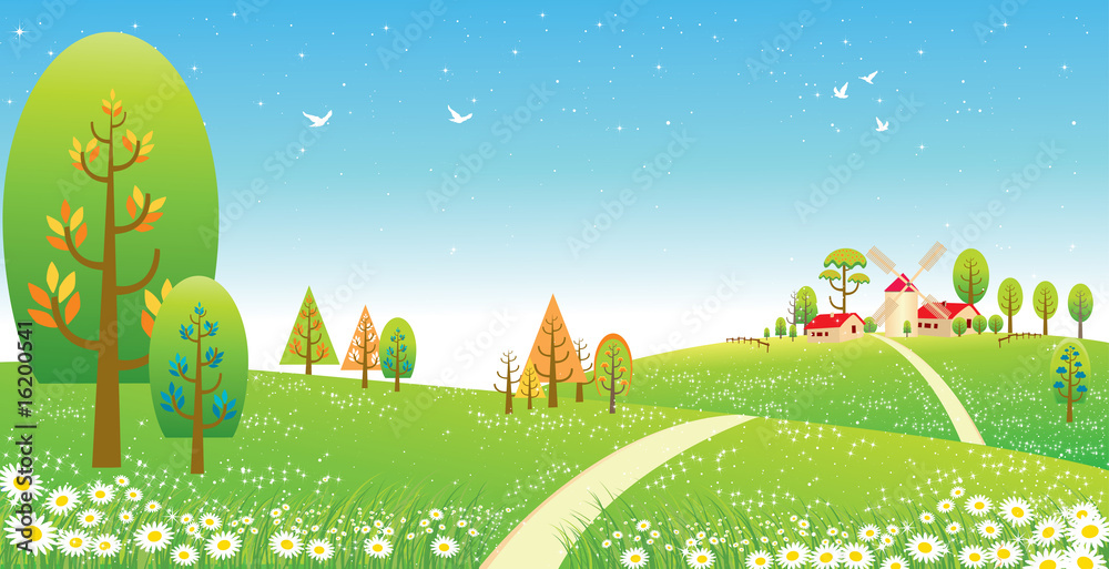 Naklejka premium wiosna