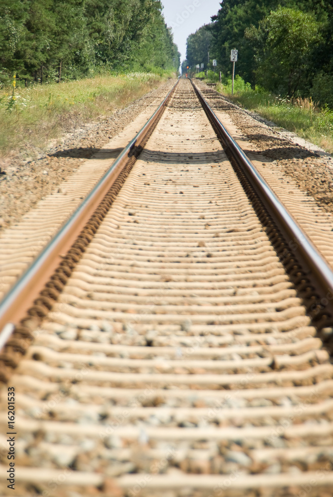 Fototapeta premium Bahngleise
