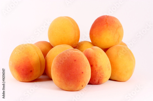 Fresh riped apricots