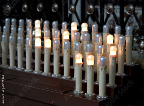 Symbol series - christian candles (electrics)