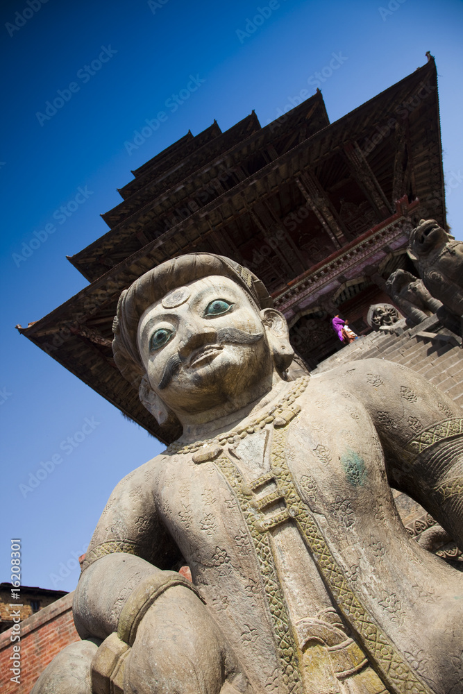 Obraz premium statue, kathmandu valley
