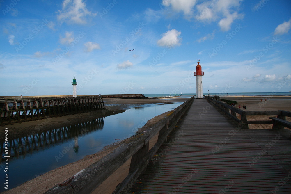 Fototapeta premium phare rouge