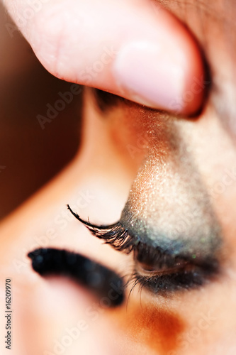 Eye Makeup - Indian Model © deserttrends