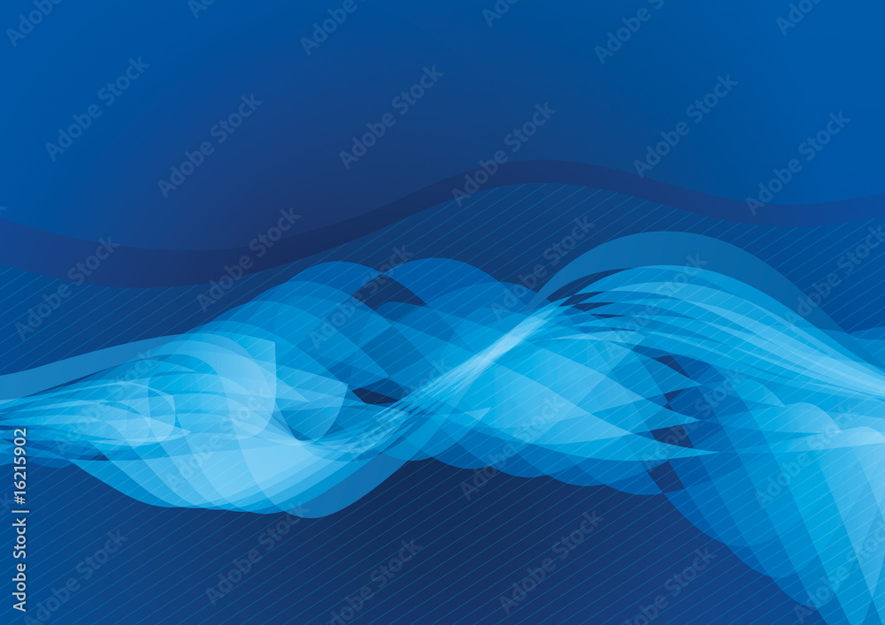 Blue wavy background Blue wavy background