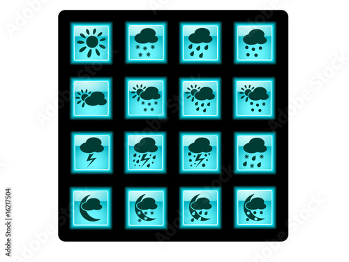Weather vector iconset