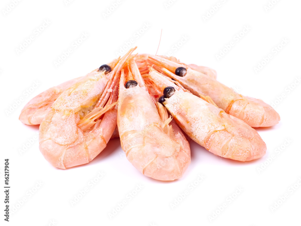 Boiled shrimps Boiled shrimps