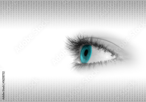 digital eye background