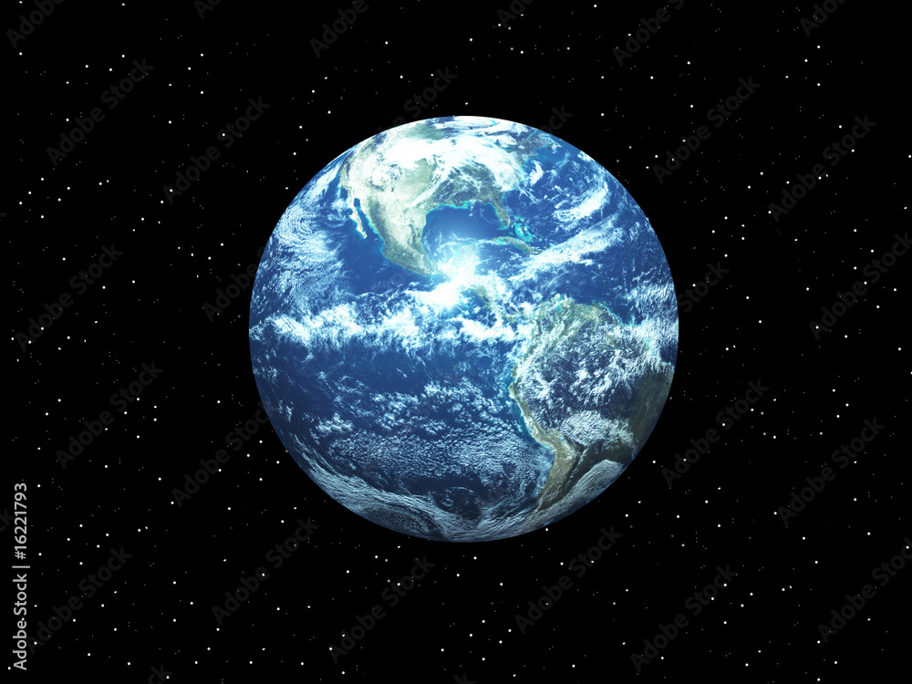Fototapeta premium Earth In Space